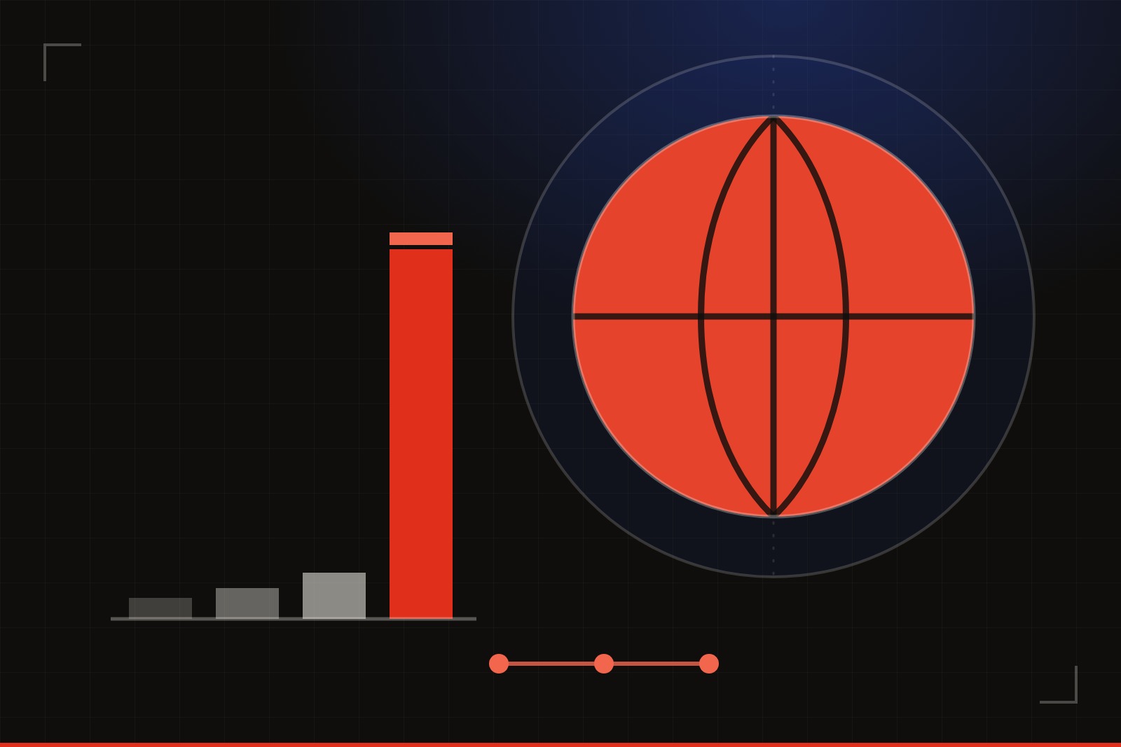 Illustrated cover art: an abstract basketball graphic beside a bar chart with one bar jumping sharply above the rest, evoking a sudden pay raise